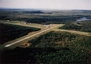 aerial view of Mid-State Airport